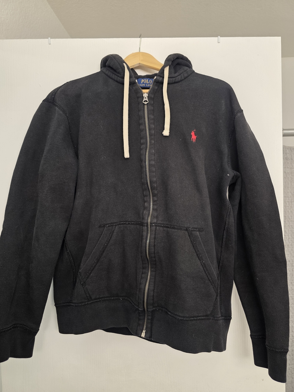 Men's Black Zip-Up Hoodie